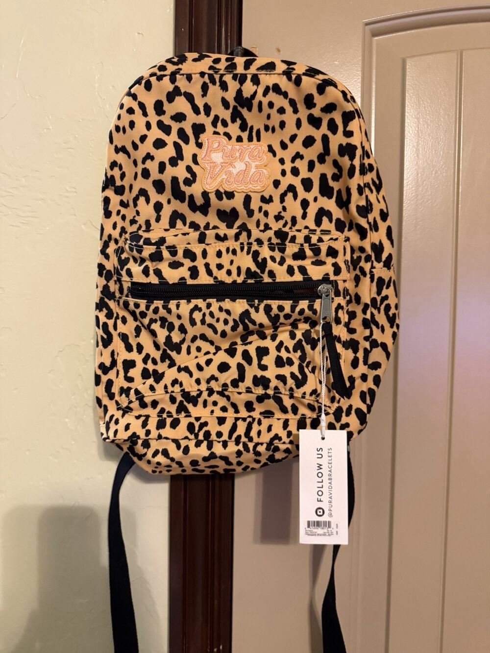 New Pura Vida Small Backpack In Leopard